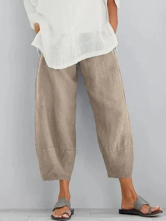 Maya | Relaxed Linen Trousers | Light and Breezy Comfort for Warm Days