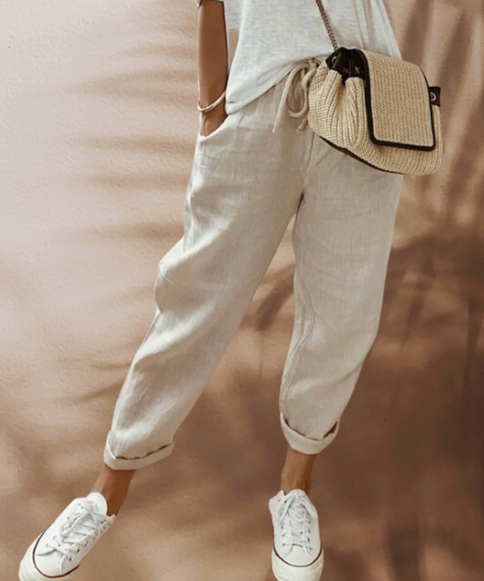 Lily | Casual Drawstring Trousers | Relaxed Style for All-Day Comfort