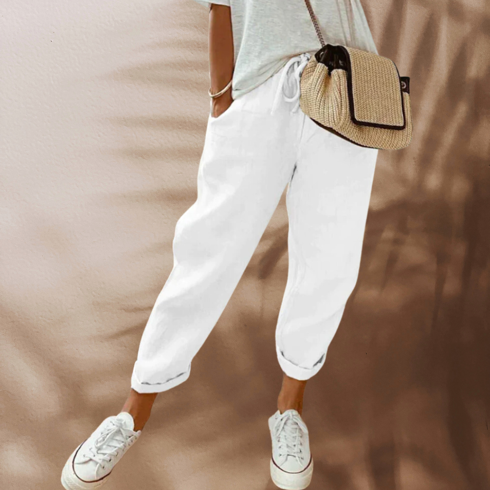 Lily | Casual Drawstring Trousers | Relaxed Style for All-Day Comfort