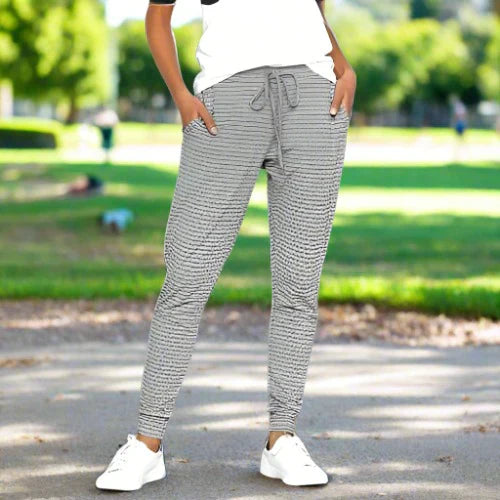 Lars | Stylish Striped Cotton Trousers | Comfortable Fit with Breathable Material