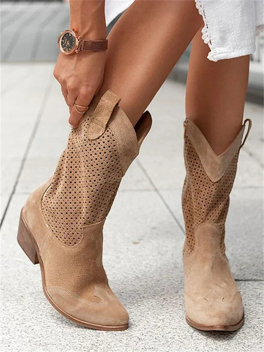 Carmen | Western-Inspired Ankle Boots | Bold Style with a Rustic Touch