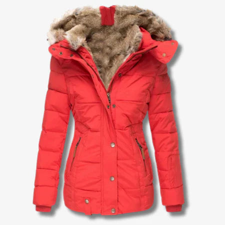 Scarlett | Fur-Lined Puffer Jacket | Stylish Warmth for Winter